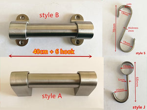 2018 new SUS304 Stainless Steel kitchen rack, Kitchen Shelf hook ,DIY  30cm-120cm