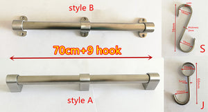 2018 new SUS304 Stainless Steel kitchen rack, Kitchen Shelf hook ,DIY  30cm-120cm