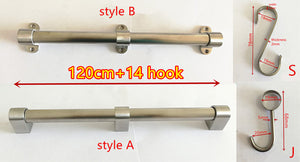 2018 new SUS304 Stainless Steel kitchen rack, Kitchen Shelf hook ,DIY  30cm-120cm