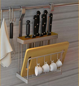 2018 new SUS304 Stainless Steel kitchen rack, Kitchen Shelf hook ,DIY  30cm-120cm